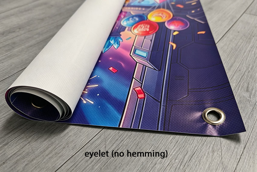 pvc banner 380gsm eyelet